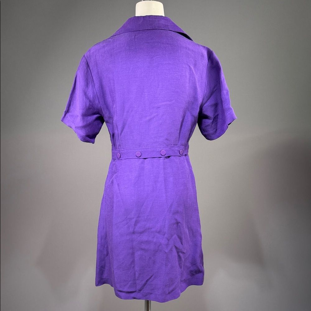 Sandro Purple Midi Dress (R9) - Picture 7 of 10